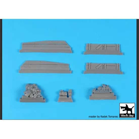 Black Dog T72164 1/72 M4a2 Sherman Accessories Set For Zvezda
