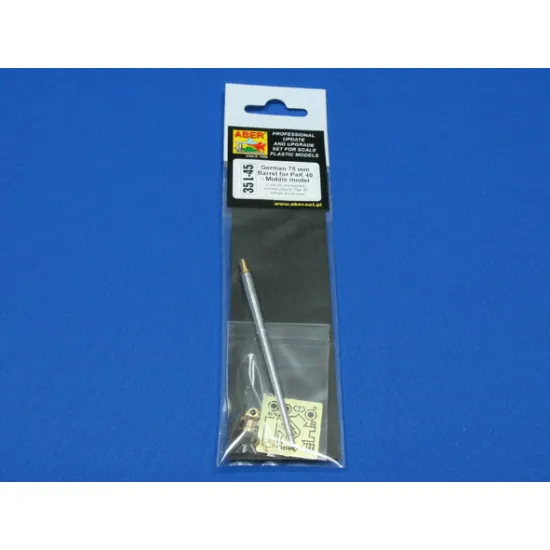 German 75mm barrel for PaK 40 - middle model 1/35 Aber 35-L45