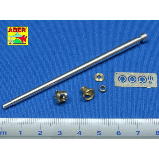 Germ.75mm barrel for KwK40L/48 with late model muzzle brake for Pz.Kpfw.VI, Ausf.J late 1/35 Aber 35-L48