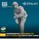 Spalah 13935 1/35 Figure Horizontal Gunner Of M777 Howitzer 1pcs