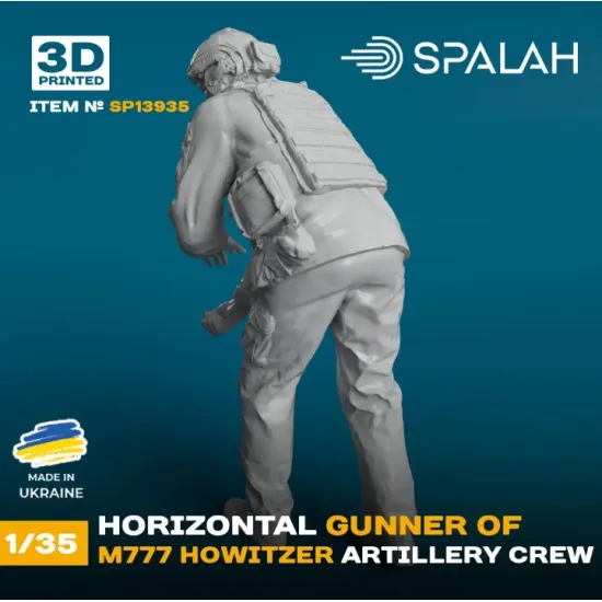 Spalah 13935 1/35 Figure Horizontal Gunner Of M777 Howitzer 1pcs