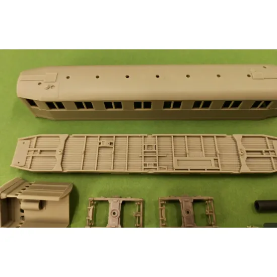 Rt Models 87021 1/87 Passenger Coach Pafawag 3aw H0e Retro Trans