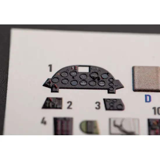 Kelik K72155 1/72 F4u 1a Corsair Interior 3d Decals For Tamiya Kit Kelik K72155 1/72 F4u 1a Corsair Interior 3d Decals For Tamiya Kit