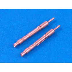 Set of 2 Barrels for German Tank MG 34 machine guns 1/35 Aber 35-L63
