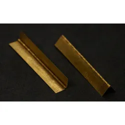 Mini World Mw0012 Continuous Piano Hinges Brass Axle 0/8mm Loop Pitch 2/0mm 2 Pieces