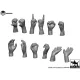 Black Dog 3d16012 1/16 Hands 20pcs 3d Printed/Accessories Kit Black Dog 3d16012 1/16 Hands 20pcs 3d Printed/Accessories Kit