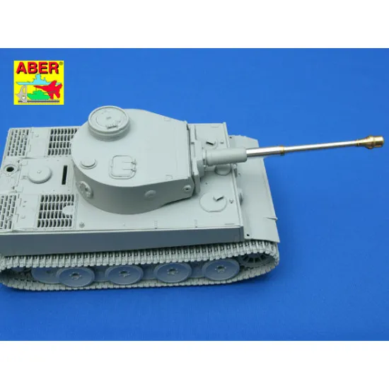 German 88 mm KwK 36 L/56 Barrel with early muzzle brake for Tiger I Early 1/35 Aber 35-L76