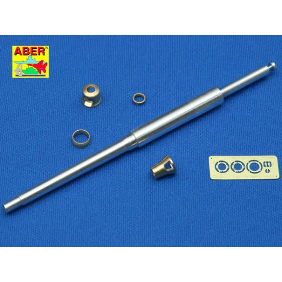 German 88 mm KwK 36 L/56 Barrel with late muzzle brake for Tiger I middle & late 1/35 Aber 35-L78