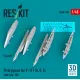 Reskit Rs48-0500 1/48 Pivot Pylons For F-111 A D E With Lau-105 4 Pcs 3d Printed