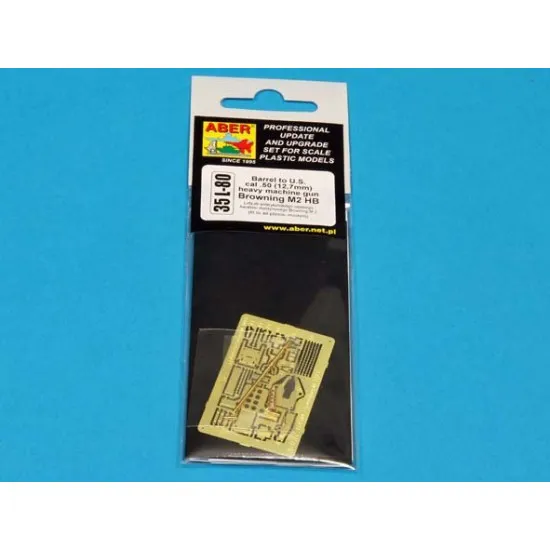Barrel for U.S machine gun cal. 50 Browning M2HB 1/35 Aber 35-L80