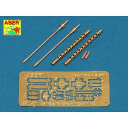 Set of 2 standard barrels for U.S aircraft machine guns cal .50 Browning ANM2 1/35 Aber 35-L81