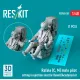 Reskit Rsf48-0058 1/48 Rafale C M Male Pilot Sitting In Ejection Seat For Revell/Academy Kit 1 Pcs 3d Printed Reskit Rsf48-0058 1/48 Rafale C M Male Pilot Sitting In Ejection Seat For Revell/Academy Kit 1 Pcs 3d Printed