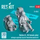 Reskit Rsf48-0059 1/48 Rafale C M Female Pilot Sitting In Ejection Seat For Revell/Academy Kit 1 Pcs 3d Printed