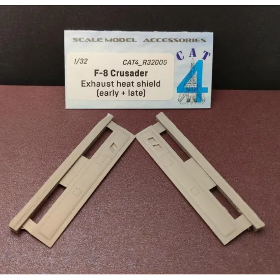 Cat4-r32005 1/32 F8u Crusader Exhaust Heat Shield Early Late