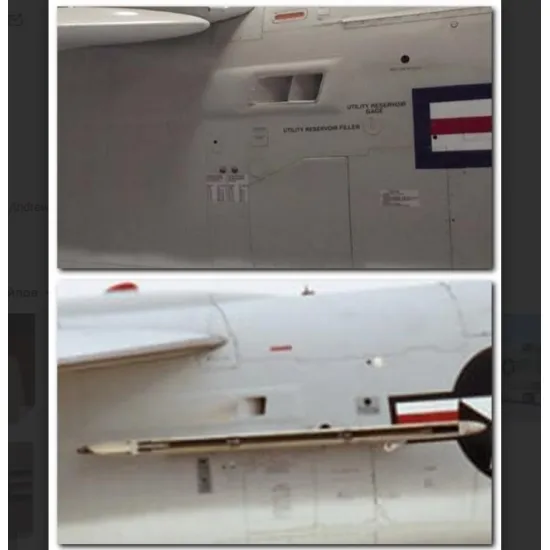 Cat4-r32005 1/32 F8u Crusader Exhaust Heat Shield Early Late