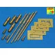 Set of 4 German 2cm L/65 gun barrel for Flakvierling 38 1/35 Aber 35-L87