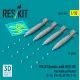 Reskit Rs32-0496 1/32 Mk83 Bombs With Bsu-85 Thermally Protected 4 Pcs F-14 F/A-18 Av-8b S-3 3d Printed