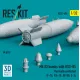 Reskit Rs32-0496 1/32 Mk83 Bombs With Bsu-85 Thermally Protected 4 Pcs F-14 F/A-18 Av-8b S-3 3d Printed
