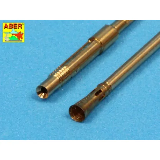 Set of 2 German 2cm L/65 gun barrel for Flak38 with storage box 1/35 Aber 35-L89