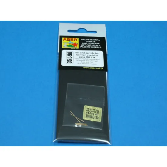 Set of 2 barrels for German machine guns MG13k 1/35 Aber 35-L90