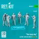 Reskit Rsf35-0009 1/35 One Busy Day Carrier Crew On Deck Scene2 6pcs 3d Printed