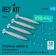 Reskit Rs72-0495 1/72 Mk83 Bombs With Bsu-85 4pcs F-14 F/A-18 Av-8b S-3 3d Printed