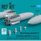 Reskit Rs72-0498 1/72 Mk83 Bombs With Mau-91 Thermally Protected 4pcs A-4e A-4f B-52g/H 3d Printed