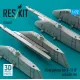 Reskit Rs72-0502 1/72 Pivot Pylons For F-111f With Lau-105 4 Pcs