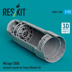 Reskit Rsu72-0285 1/72 Mirage 2000 Exhaust Nozzle For Italeri/Revell Kit 3d Printed