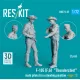 Reskit Rsf72-0057 1/72 F-105 F G Thunderchief Male Pilots In A Standing Position Type1 2 Pcs 3d Printed