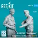 Reskit Rsf72-0057 1/72 F-105 F G Thunderchief Male Pilots In A Standing Position Type1 2 Pcs 3d Printed