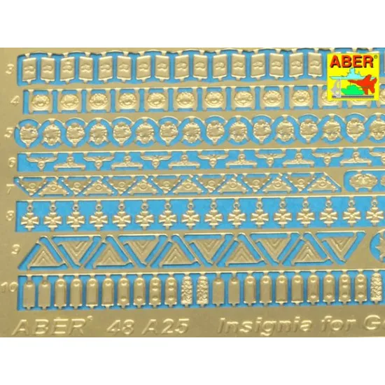 Insignia for WWII German soldiers 1/48 Aber 48-A25