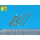 Set of 2 turned barrels for U.S. cal .30 machine guns Browning M-1919 A4 1/48 Aber 48-L19