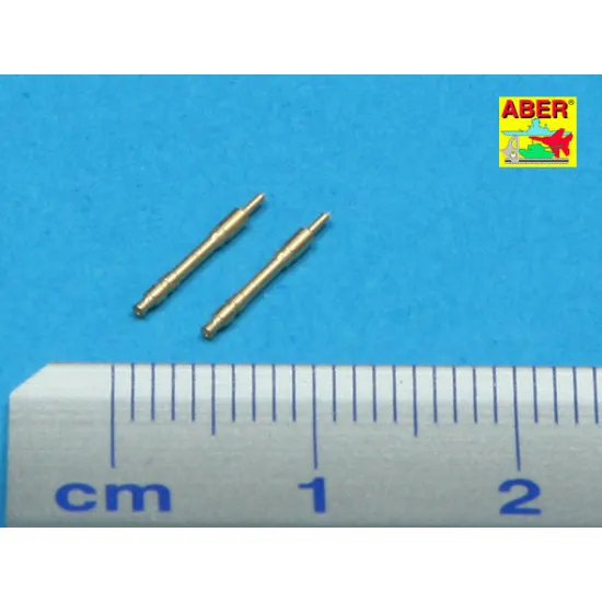 Set of 2 Barrels for German Tank MG 34 machine guns 1/48 Aber 48-L20