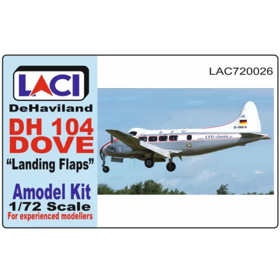 Laci 720026 1/72 Landing Flaps For Dh 104 Dove For Amodel