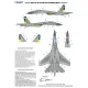 Foxbot Fm72-023 1/72 Masks For Sukhoi Su-27s Ukrainian Air Forces Grey Camouflage For Ibg Models Trumpeter Kits Foxbot Fm72-023 1/72 Masks For Sukhoi Su-27s Ukrainian Air Forces Grey Camouflage For Ibg Models Trumpeter Kits