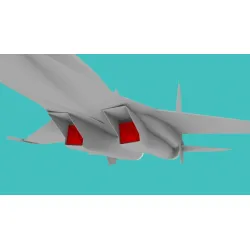 Rise144 Models Rm089 1/144 Exhaust With Exhaust Intake Covers For Trumpeter Kit