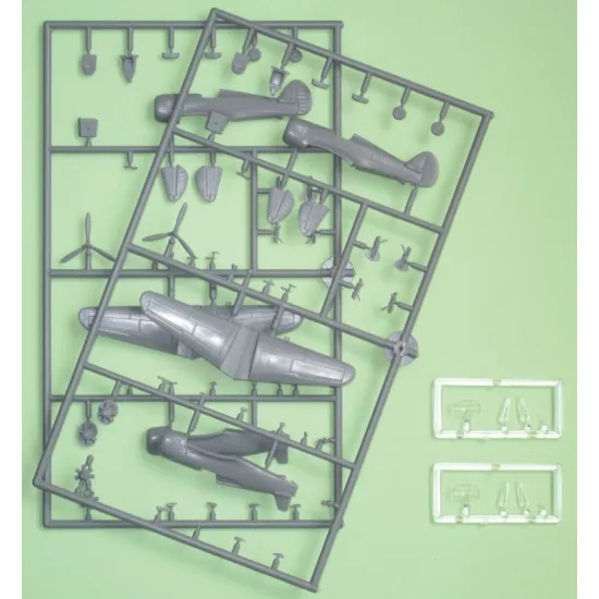 Mark I Mkm144065 1/144 Curtiss P-36 Hawk Usaac 2in1