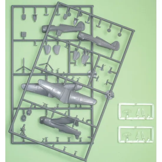 Mark I Mkm144066 1/144 Curtiss H-75/Mohawk Mk3 French British Fighter 2in1