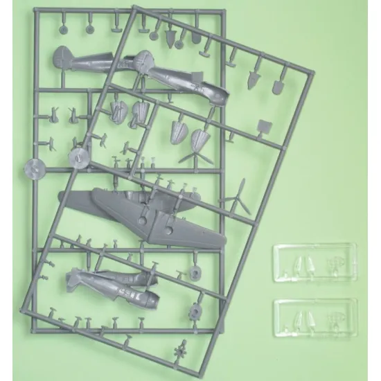 Mark I Mkm144066 1/144 Curtiss H-75/Mohawk Mk3 French British Fighter 2in1