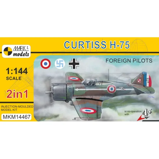 Mark I Mkm144067 1/144 Curtiss H-75 Foreign Pilots 2in1