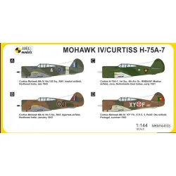 Mark I Mkm144103 1/144 Mohawk Iv/Curtiss H-75a-7 Overseas Service 2in1