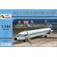 Mark I Mkm144112 1/144 Bac 1-11-500 British Midland Jersey European Shannon