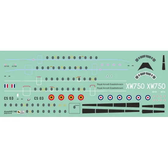 Mark I Mkm144120 1/144 Hs 748 Andover Military Europe