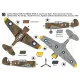 Mark I Mkm144144 1/144 Curtiss H-75a/Mohawk Iv Allied Pilots 2in1