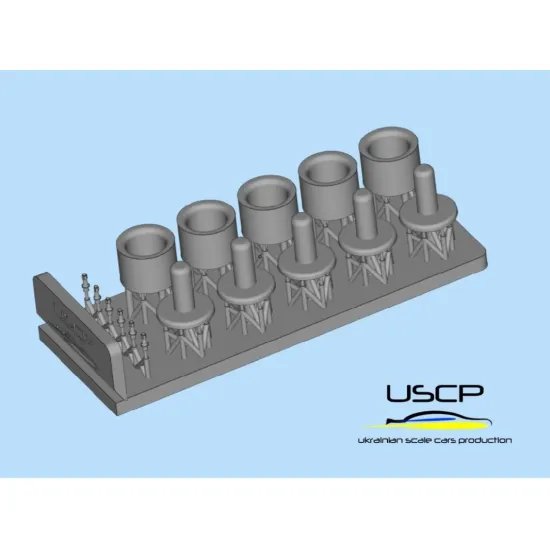 Uscp 24p084 1/24 Resin Wheels 14inch For Bbs 2-piece