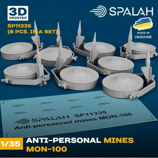 Spalah 11335 1/35 Anti Personnel Mines Mon 100 8 Pcs Set Of Scale Models