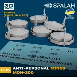 Spalah 11435 1/35 Anti-personnel Mines Mon-200 6 Pcs Set Of Scale Models