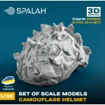 Spalah 12535 1/35 Camouflage Helmet 5 Pcs Set Of Scale Models