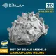 Spalah 12535 1/35 Camouflage Helmet 5 Pcs Set Of Scale Models